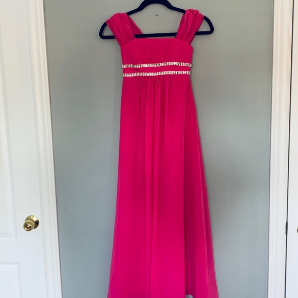 Alfred Angelo Pink Kids Gown - Picture 2 of 4